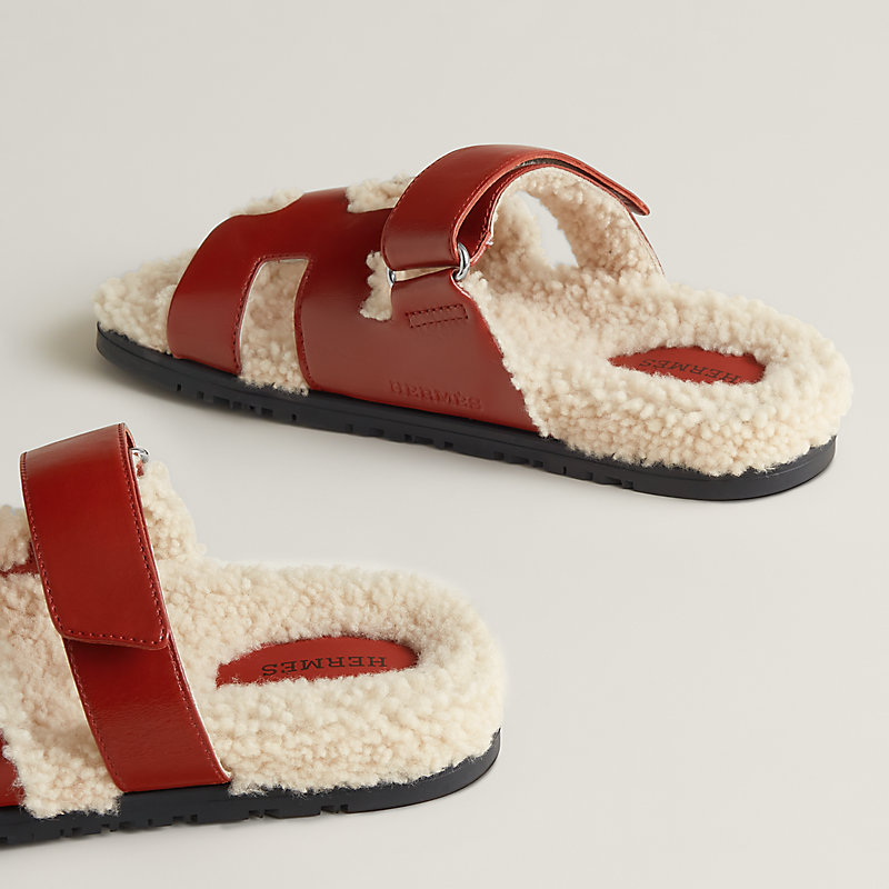 【新レッドブリック系】HERMES★Chypre サンダル Chypre sandal | Hermès Macau SAR